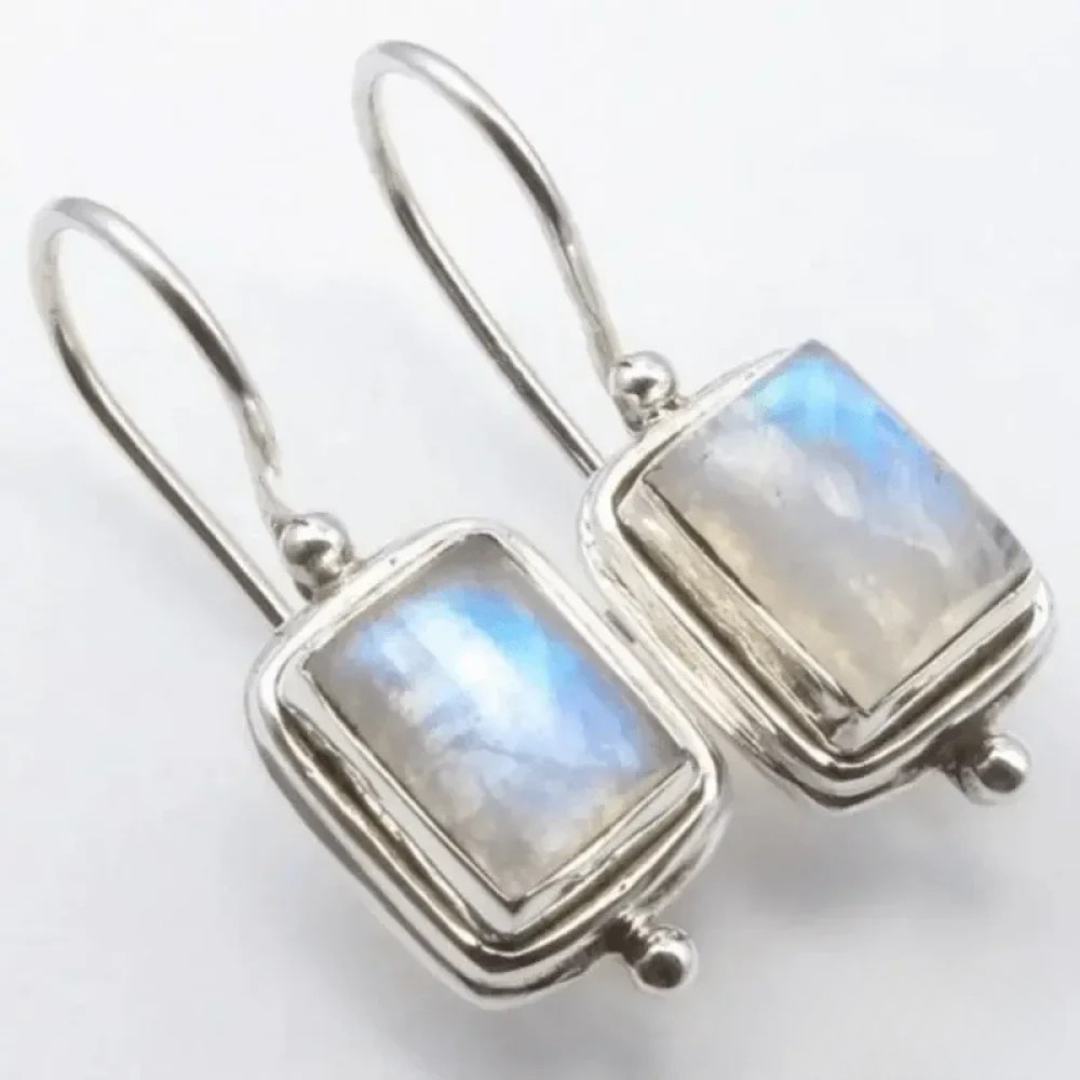 Theo™ | Vintage Square Stone Earrings