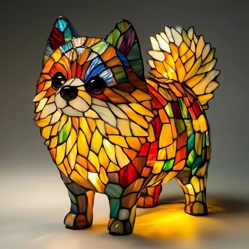 Radiant™ | Luminous Pomeranian Figurine Lamp
