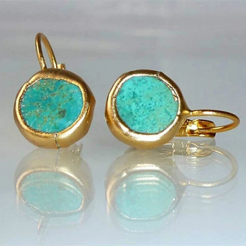 Amelie™ | Earrings with Turquoise Stone