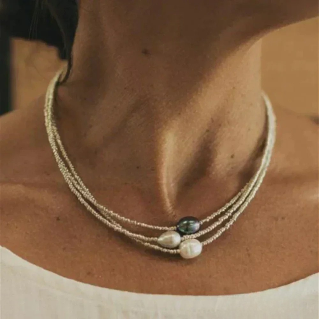 Zara™ Vintage Freshwater Necklace