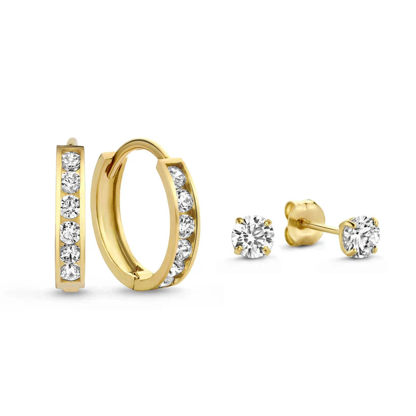 Brillane™ | Stone Earrings Set