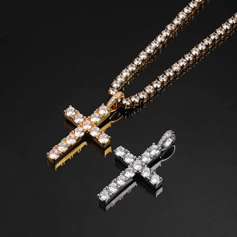 Faith™ | Moissanite Cross Necklace