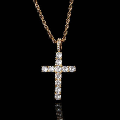 Faith™ | Moissanite Cross Necklace