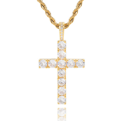 Faith™ | Moissanite Cross Necklace