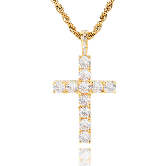 Faith™ | Moissanite Cross Necklace