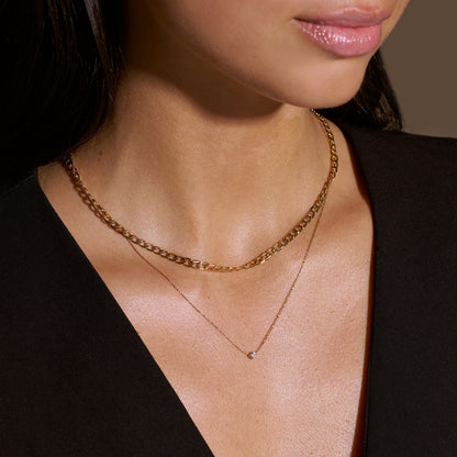 Vero™ | Flat Link Curb Chain Necklace