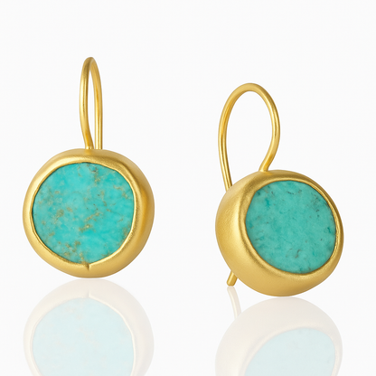 Amelie™ | Earrings with Turquoise Stone