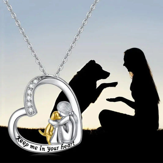 Cantrice™ | Heart & Dog Necklace