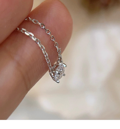 Clea™ | Moissanite Stone Necklace