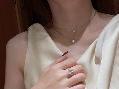 Clea™ | Moissanite Stone Necklace